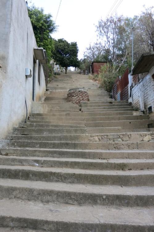les escaliers d'Oaxaca